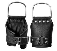 Hanging Hands Cuff Wrist Suspension Restraints Bondage Strict BDSM Sex Real Leather Lockable Cuffs (Hand Cuffs)
