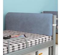 Hanging Headboard Pillow for Dorm - Dutch Velvet Bed Backrest Cushion with Ergonomic Sponge Support Removable Washable Cover for Bunk Loft Single Bed Students Bedroom (B-blue,80x30x8cm)