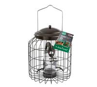 Heavy-Duty Cast Cage Squirrel-Proof Seed Feeder with Biocidal Coating, 31 cm Tall, 500 g Seed Capacity