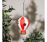 Hanging Hot Air Balloon Bird House, Wild Birds Box for Garden, Mini Balloon Bird Nesting Box With Hanging Hooks for Tree, Fence Garden Decoration