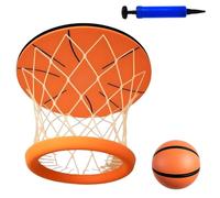 Hanging Indoor Basketball Hoop, Portable Ceiling Swish Indoor Mini Basketball Hoops, Funny Wall Mount Sports Bedroom & Outdoor Play Game with Ball (1 Set)