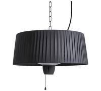 Lamp Patio Heater Halogen 1500 W Electric Patio Garden Outdoor Accessories Steel Aluminium Black Ascea