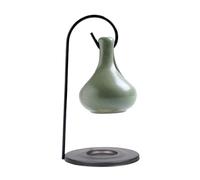 Hanging Iron Hook Glazed Ceramics Oil Melt Warmer Essential Burners Diffuser and Tealight Holder for Meditations Scented Warmer