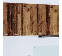 vidaXL Hanging Cabinet with Storage Old Wood and White 50 x 31 x 80 cm