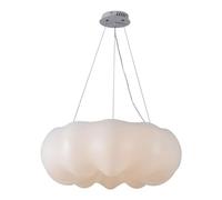 Hanging Lamp, Cotton Ceiling Light Fixture - Floating White Cloud Pendant Hanging Light Compatible with Living Room, Bedroom. Lobby, Restaurant, Clothing Store Chandelier (25.6 Inch). (Siz