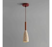 hanging lamp, Natural Stone Linear Pendant Light Bar for Ceiling Modern Marble Wood Long Chandelier Lamp Vintage Farmhouse Rustic Hanging Light Fixture for Kitchen Island Sink Dining Room Bedroom Hall