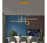 Hanging Lamp, Right Angle Surround LED Chandelier Minimalist LED Hanging Lamp - Pendant Lamp Aluminium LED Home Decor Dimmable Suspension Lighting Suitable Compatible with Restaurant Pavilion Clubhou