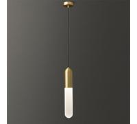 Hanging Lamp, Soft Light Chandelier H65 Copper Lighting Decoration Luxury Post- E27 Pendant Light Bedroom Bedside Bar Personalized Model Restaurant - Indoor Lighting (Black, Gold)(A,Gold)