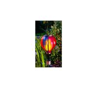 Solar Hot Air Balloon Garden Light, 62 cm, Rainbow Panels, 20 LED, Automatic Dusk Sensor