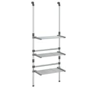 Hanging Laundry Drying Tower Rack Aluminium 50x25x135 cm/50x25x187 cm vidaXL