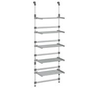 Hanging Laundry Drying Tower Rack Aluminium 50x25x135 cm/50x25x187 cm vidaXL