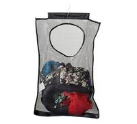 Hanging Laundry Hamper Bag with Hook, Large Foldable Wall Hanging Laundry Basket with Zipper for Dirty Clothes Organization Storage 49 * 87 cm