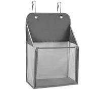 Hanging Laundry Hamper, Mesh over the Door Laundry Hamper Large Capacity Dirty Clothes Basket for Bedroom/Dorm/Bathroom, Grey, S Hanging