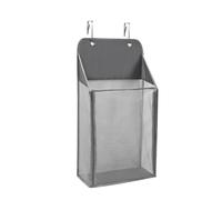 Hanging Laundry Hamper,Over the Door Laundry Hamper,Mesh Laundry Basket,Dirty Clothes Storage Bag,Sundry Storage Bag for Bathroom(S,Grey)