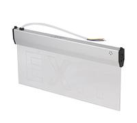 Hanging LED Emergency Exit Sign Light, Acrylic Pendant Indicator Light, Fire Emergency Lighting, Safety Evacuation Indicator Light for Shopping Malls Hotels Hospitals Stations