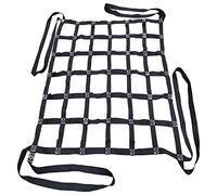 Hanging Lifting Cargo Net Nylon Cargo Sling Net, Elastic Cargo Netting, Cargo Net for Pickup Truck Bed, TearResistant Strong LoadBearing Safety Net, Cargo Lifting Bag(Size:1x1M/Mesh 10cm/Load 2t)