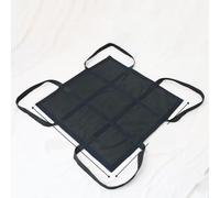 Hanging Lifting Net, Crane Pallet Cargo Net, Load 1T, Dock Safety Tear Resistant Strong Load-Bearing Bag(Black,90x90cm)