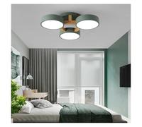 Hanging Light, Nordic Style LED Lamp Solid Wood Lights Bedroom Ceiling Living Room Chandeliers Villa Interior Decor(3 Lights)