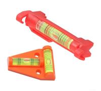 Hanging Line Level String Level Tool with Molded Hooks for Builders Line, for Bubble Level for Construction, Surveying, Brick Work and Flooring, 2 Pack