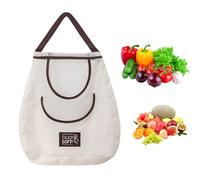 Hanging Mesh Fruit Bags - Reusable Product Racks, Wall Netting | Breathable Vegetable Storage Organizer, Multi-Pocket Mesh Bag for Kitchen, Home, RV, Z., Se référer à la description