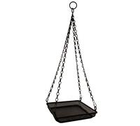 Hanging Metal Bird Seed & Nut Feeder Tray
