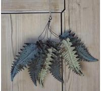Hanging Metal Fern Leaves, Cut Out Fern Leaf Bunch, Vintage Wire Decorative Art, Metal Leaf Decoration, Hanging Fern Leaf Room Decoration, Metal Leaf Decoration, Metal Sprig of Fern Leaves