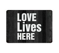 Hanging Metal Signs Outdoor Love Lives Here Room Decor for Men Garage Signs for Bathroom Business Home Art Poster Gift for Terrace 10x14 Inch