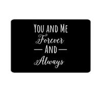 Hanging Metal Signs Outdoor You And Me Forever And Always Wall Décor Garage Signs for Yard Living Room Men Art Poster Gift for Patio 12x18 Inch