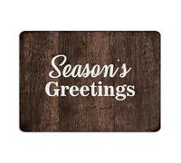 Hanging Metal Tin Sign Season's Greetings Wall Décor Garage Signs for Living Room Entryway Patio Art Poster Gift for Shop 10x14 Inch