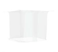Hanging Mosquito Net Bed Mesh Canopy 156 White vidaXL