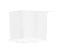 Hanging Mosquito Net Bed Mesh Canopy 156 White vidaXL