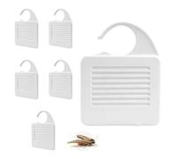 Hanging Moth Repellent for Wardrobes & Drawers, Kills Moths, Larvae & Eggs, No Scent & Non-Staining, 6-Month Protection, No Scent, Safe for All Fabrics (6 Pack)