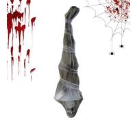 Hanging Mummy -180x43cm, Hanging Spooky Scary Creepy Mummy | Animated Prop Decor With Sound And Motion Activated | 71" Halloween Prop For Haunted Houses, Outdoor Graveyards, Patios & Parties
