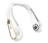 Hanging Neck Fan Digital Display Power Ventilator Bladeless Neckband Fan - Rechargeable Portable USB Neck Fan | 360° Flexible Cooling, Quiet Operation, Powerful Airflow|Wearable, Suitable for Outdoor