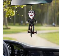 Hanging Ornament Christmas/Halloween Tree Decoration, Horror Movie Ornament for Christmas Halloween Decorations Car Rearview Mirror Pendant Funny Tree Pendant Window Plastic baubles