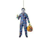 Hanging Ornament Christmas/Halloween Tree Decoration, Horror Movie Ornament for Christmas Halloween Decorations Car Rearview Mirror Pendant Funny Tree Pendant Window Plastic baubles