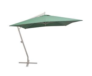Hanging Parasol Aluminium Pole Outdoor Garden Umbrella Sunshade Canopy vidaXL