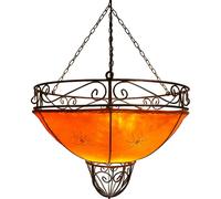 Hanging Pendant Ceiling Lamp Iron Orange Moroccan Ø45cm E14