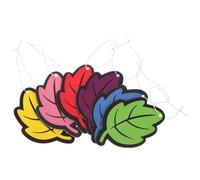 Hanging Perfume Diffuser Paper Car Air Freshener 6pcs Leaf Shape | Pink Set, Suitable for Car and Bathroom Use, Natural Look with Long-lasting Fragrance