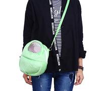 Hanging Pet Bed, Comfortable Mesh, Pet Bundle, Adjustable Strap, Safe Zipper for Mouse, Squirrel, Ferret, Sleep (Green)
