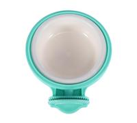 Hanging Pet Bowl Single Bowl with Detachable Design for Cats Puppies | Pp White Finish, Water and Food Use, Suitable for Cage Hanging, Compact Feeding Setup