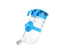 Hanging Pet Drinking Bottle Large Capacity Portable Water Dispenser Stainless Ball Head Environmental Resin Safe Hook Adjustable Height Top Easy to Add for Cage