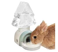 Hanging Pet Water Dispenser, Pine Tree Automatic Feeder, 5.31 x 3.54 x 8.27 Inches Adorable Lightweight, Pet Bottle Station for Cats, Puppies, Rabbits, Squirrels, Indoor & Outdoor