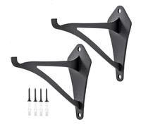 Hanging Plant Bracket - Planter Hooks for Hanginng Plants | Straight Plaant Hanger Hangiing Plaants, Baskets, Wiind Chiime, Bird Feeder, Birrd House | Outdoor Feedeer Wind Chime | 2pcs