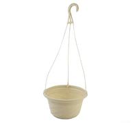 Hanging Plant Container with Hook for Wall Mounted or Ceiling Suspended Installation in Home Garden or Workspace