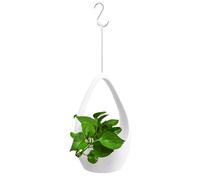 Hanging Planter - 28x29cm Hangable Pot | PE Teardrop Shape Plant Pots, Ceiling Wall Planter, Space Saving Display For Kitchen Living Room Patio Terrace Balcony Home Greenery Decoration Use