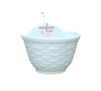 Hanging Planters Outdoor Hanging Basket, Flower Pot Plants Holder Hanger For Balcony Fence Wall Mounted Planters Hanging Fence Planters