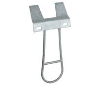 Hanging plate with zinc-plated security Kerbl