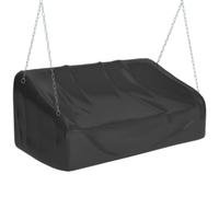 Hanging Porch Swing Cover Waterproof, Outdoor Hanging Swing Cover with Seam Taped, Hanging Patio Swing Cover Oxford Cloth Windproof - Black (73 * 30 * 28/20inch)