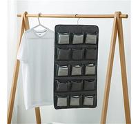 Hanging rage Bag for Underwear & Bras - Wall-Mounted Fabric Wardrobe Solution - Three-Dimensional Design - Available in Grey & Blue One Size